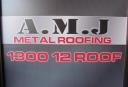A.M.J Metal Roofing logo
